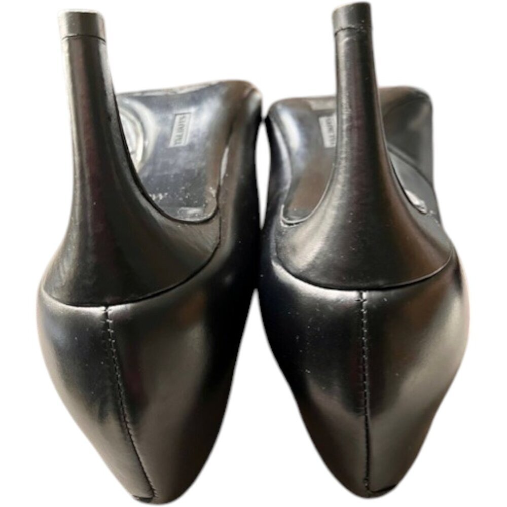 Talbots Classic Leather Pumps Made in Brazil 2.5” Heel - Black - 8 WIDE - Picture 7 of 12